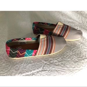 Colorful Canvas Shoes NWT